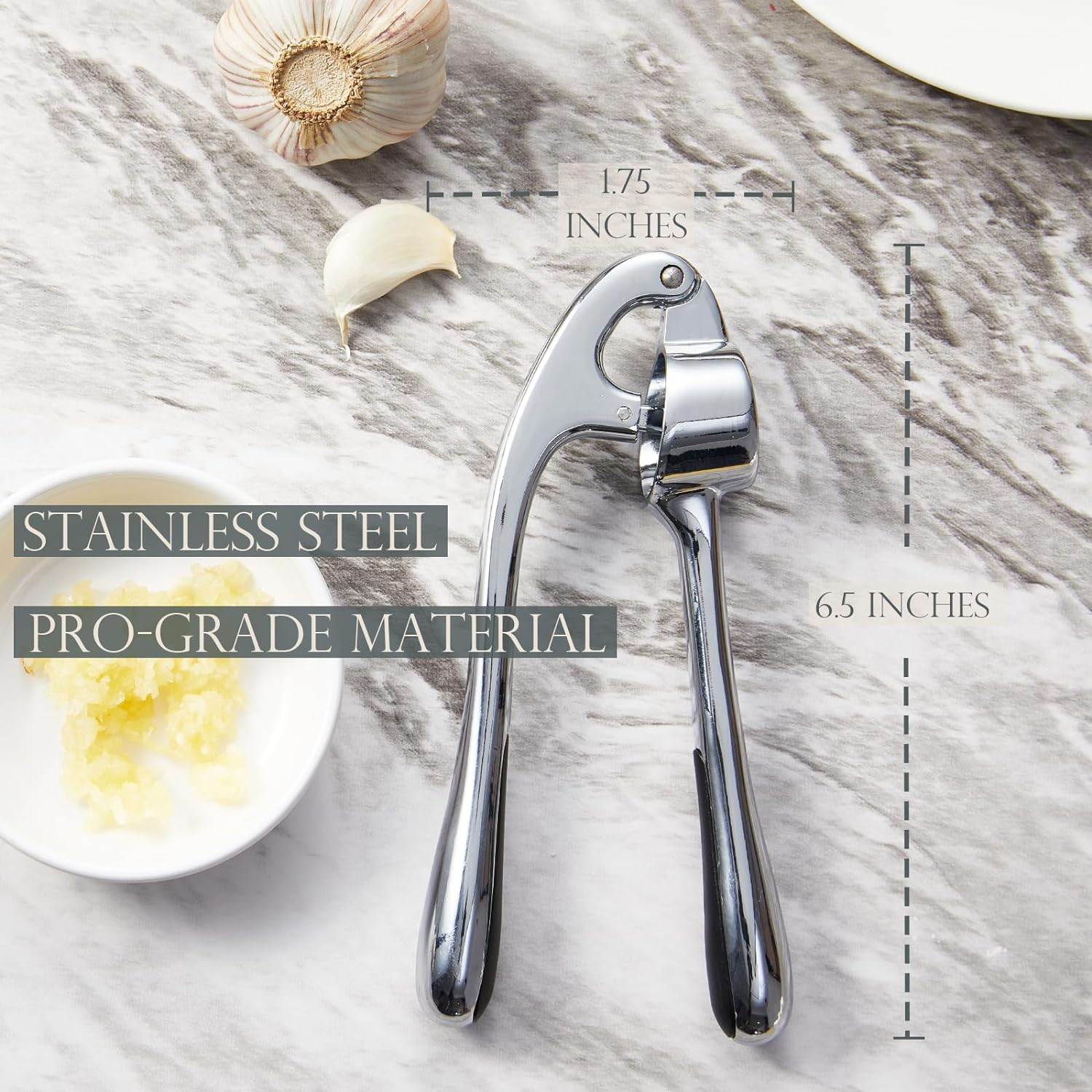 Garlic Press With Studs, Garlic Mincer, Ginger Crusher, Garlic Crusher Garlic Press With Studs, Garlic Mincer, Ginger Crusher, Garlic Crusher